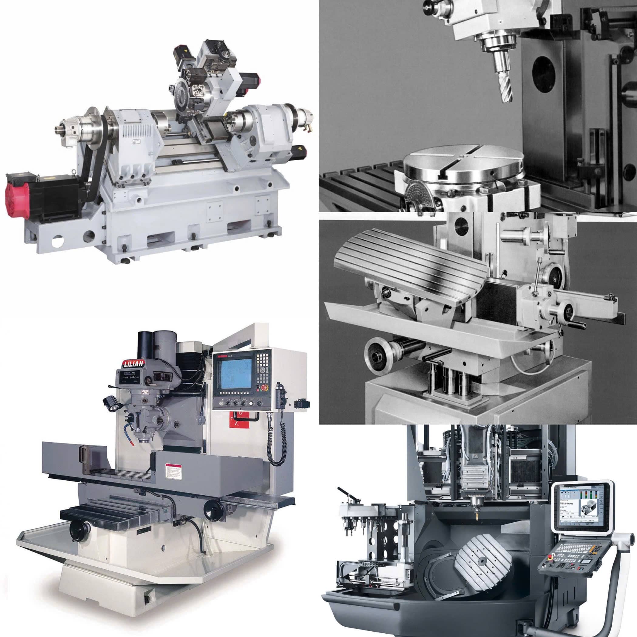 Máy Móc Gia Công Sản Xuất CNC Hiện Đại